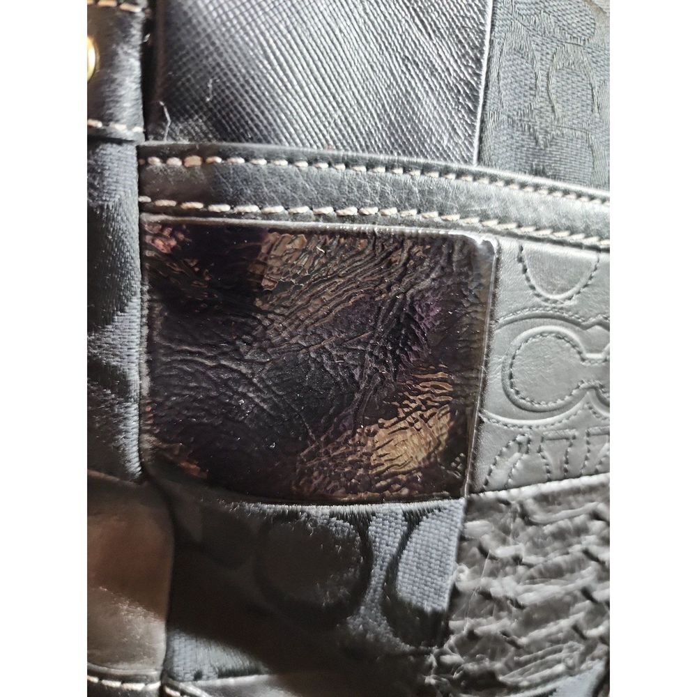 COACH RARE HAMPTON 12485 LIMITED EDITION PATCHWORK CROSSBODY Y2K - Picture 11 of 12